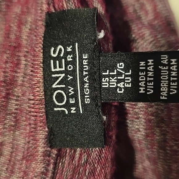 Jones New York Long Sleeve Top Purple L - Picture 4 of 4
